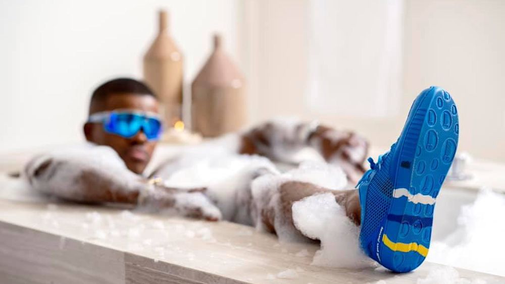 The Moja Edition sneakers from Bathu. Courtesy of Bathu.