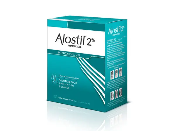 ALOSTIL® 2% Solution cutanée Flacon 60 ml x 3