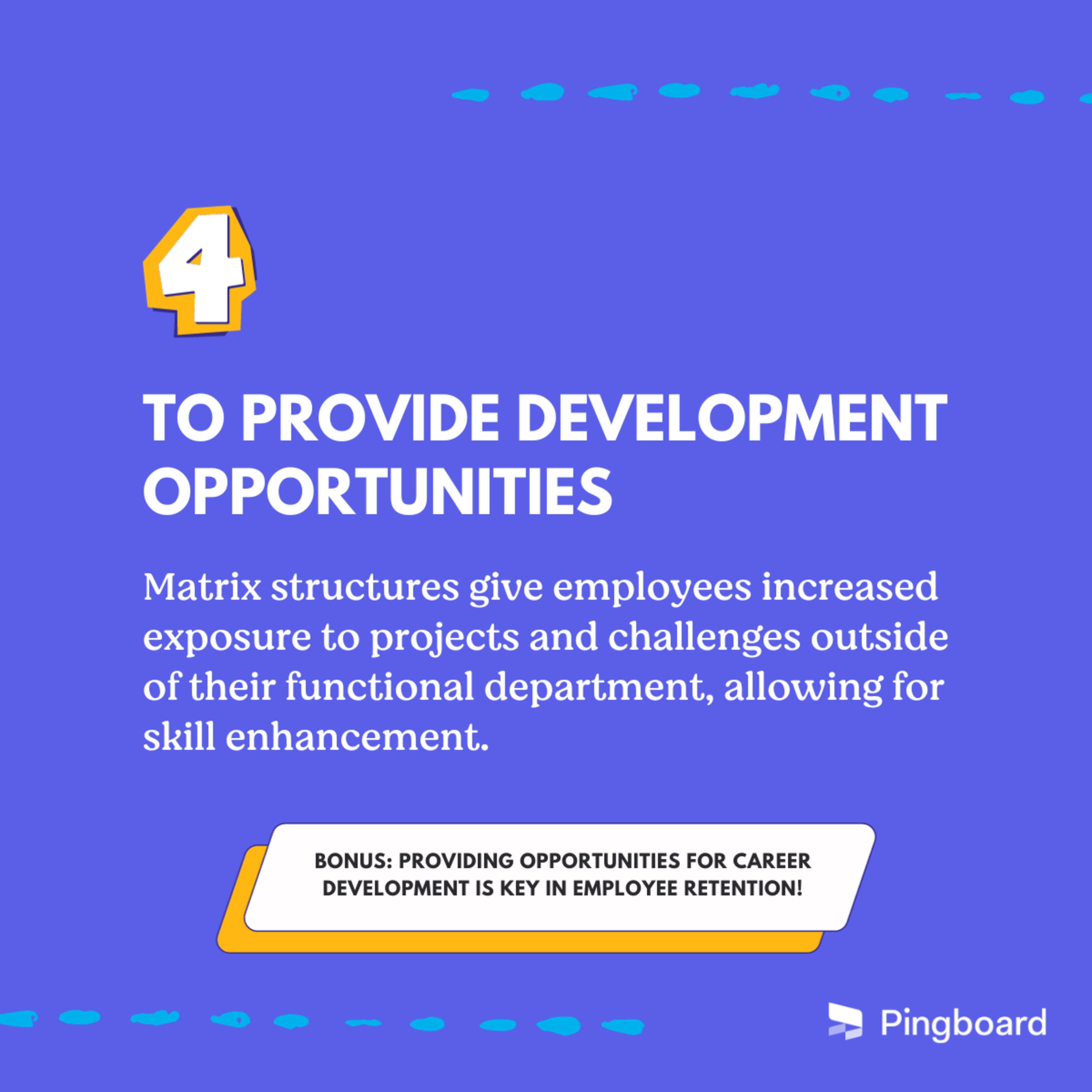 provide development opportunities