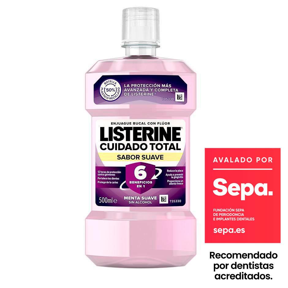 Enjuague Bucal LISTERINE® Cuidado Total Sabor Suave - Image 1 - Listerine - es-ES