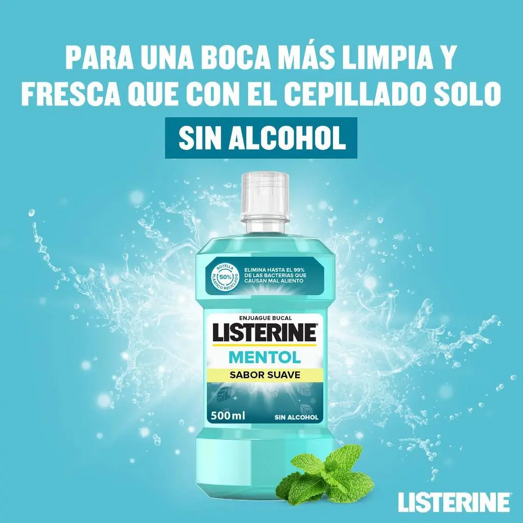 Enjuague Bucal LISTERINE® Mentol Sabor Suave - Image 2 - Listerine - es-ES