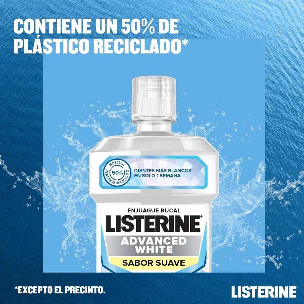 Enjuague Bucal LISTERINE® Advanced White Sabor Suave - Image 5 - Listerine - es-ES