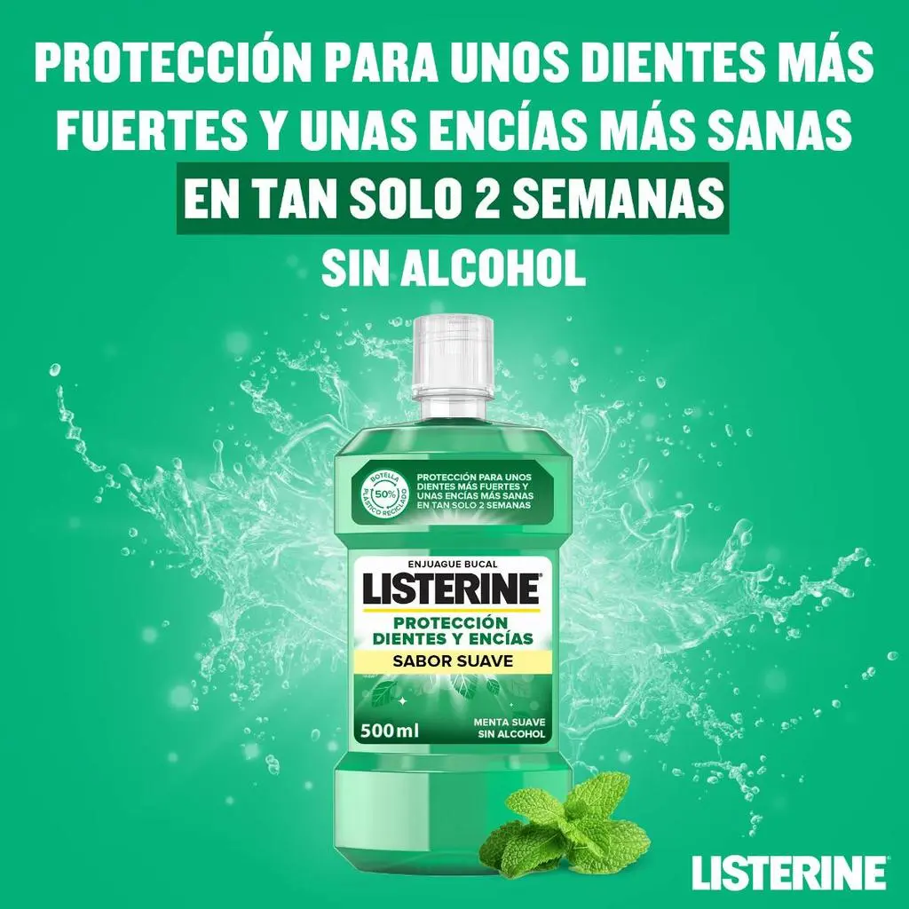 Enjuague Bucal LISTERINE® Protección Dientes Y Encías Sabor Suave - Image 2 - Listerine - es-ES
