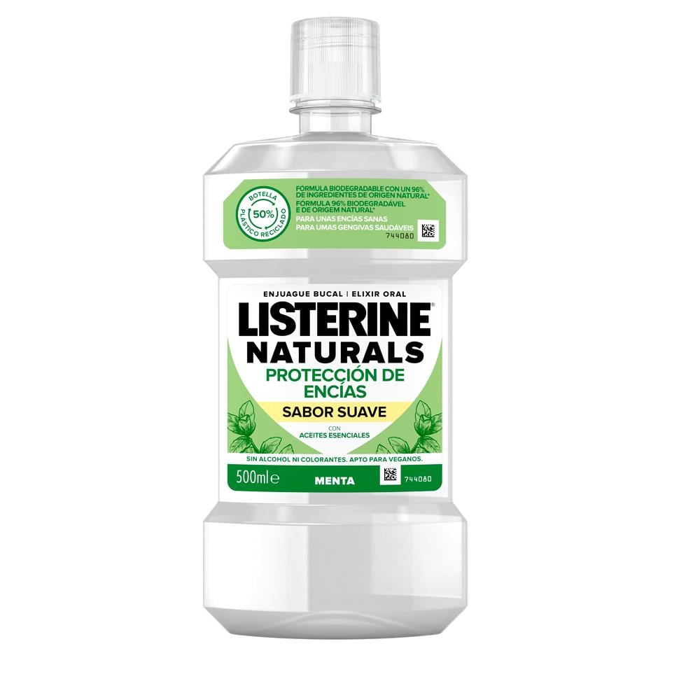 Enjuague Bucal LISTERINE® Naturals Protección De Encías Sabor Suave - Image 1 - Listerine - es-ES