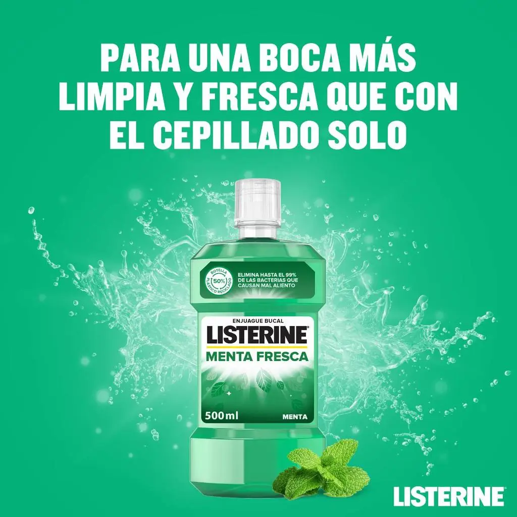 Enjuague Bucal LISTERINE® Menta Fresca - Image 2 - Listerine - es-ES