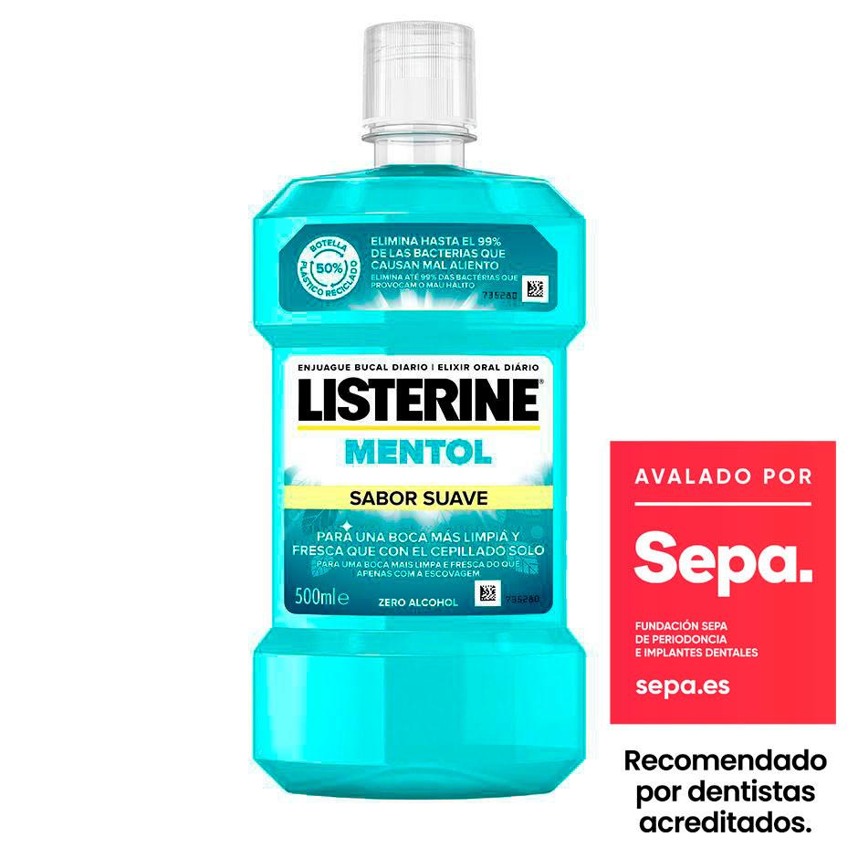 Enjuague Bucal LISTERINE® Mentol Sabor Suave - Image 1 - Listerine - es-ES