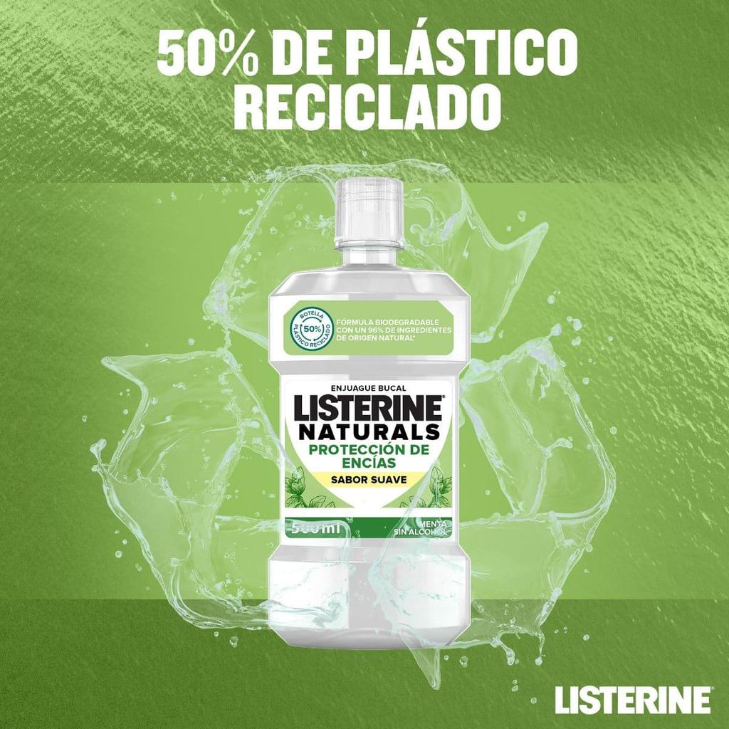 Enjuague Bucal LISTERINE® Naturals Protección De Encías Sabor Suave - Image 5 - Listerine - es-ES