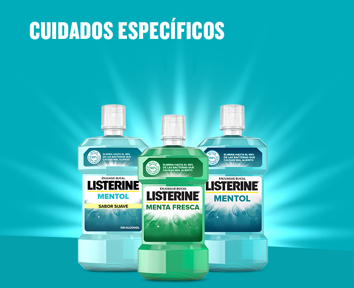 CUIDADOS ESPECÍFICOS - Listerine