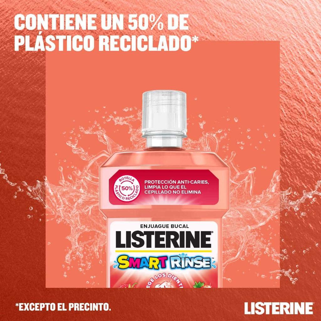 Enjuague Bucal LISTERINE® Smart Rinse® para niños, sabor frutos rojos - Image 5 - Listerine - es-ES