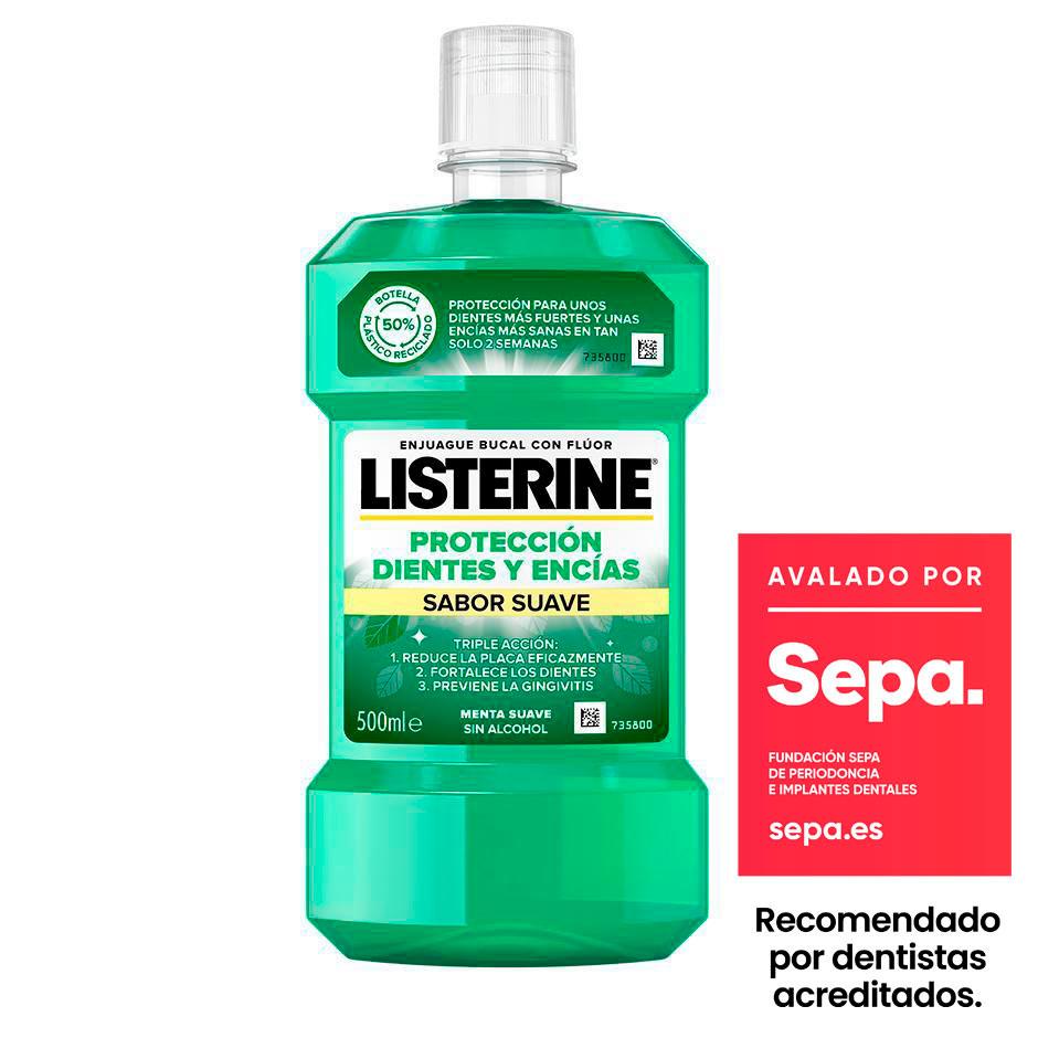 Enjuague Bucal LISTERINE® Protección Dientes Y Encías Sabor Suave - Image 1 - Listerine - es-ES