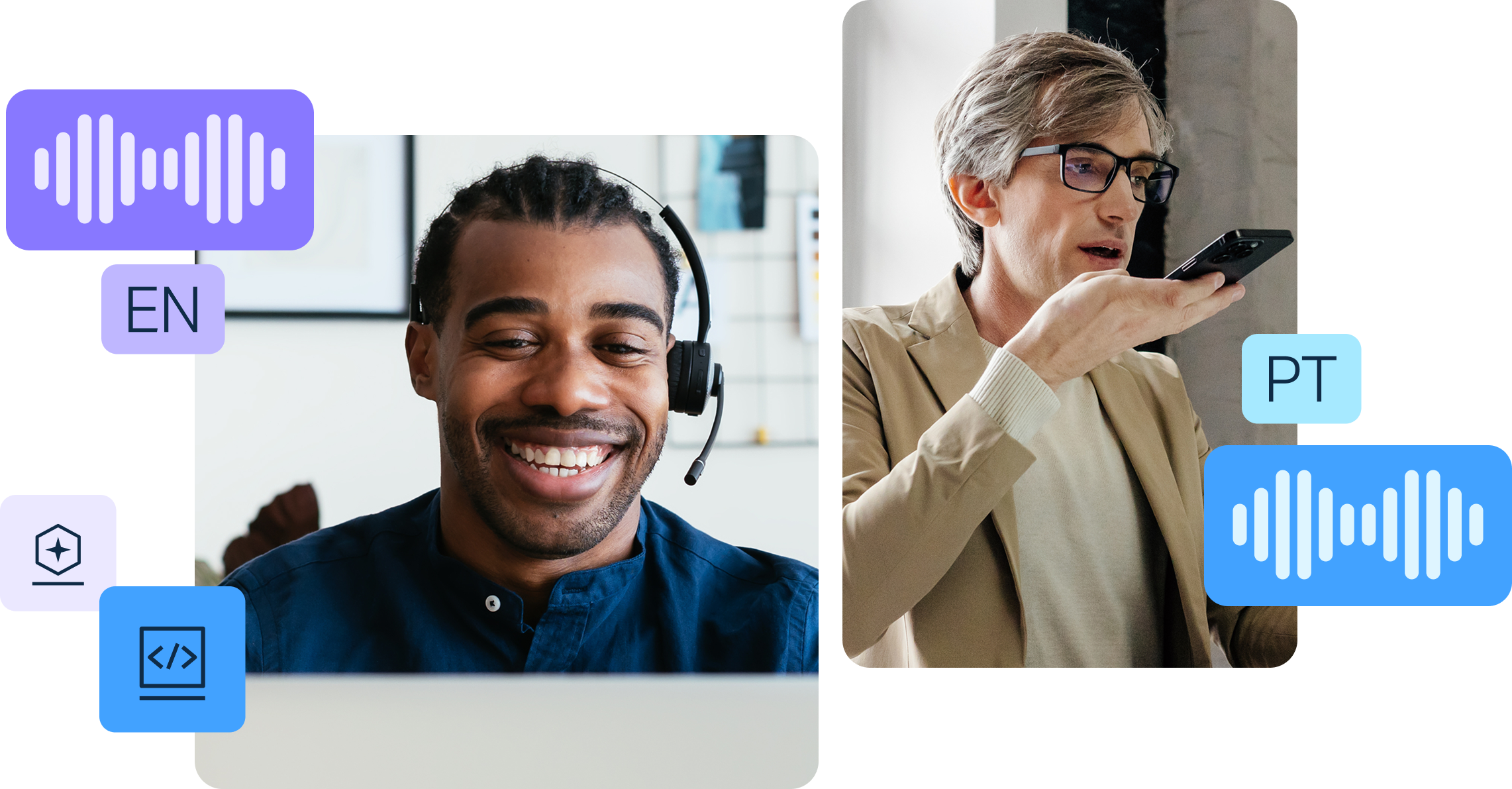 Voice-to-Voice image EN + PT