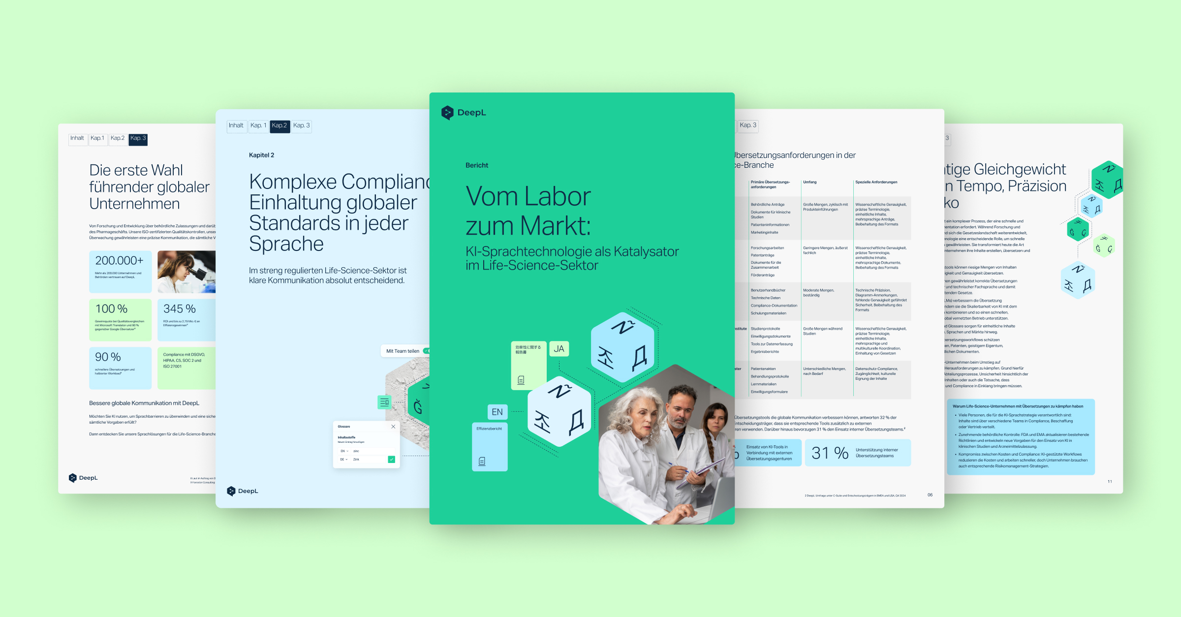 Drei Fachleute, die in einem Labor arbeiten