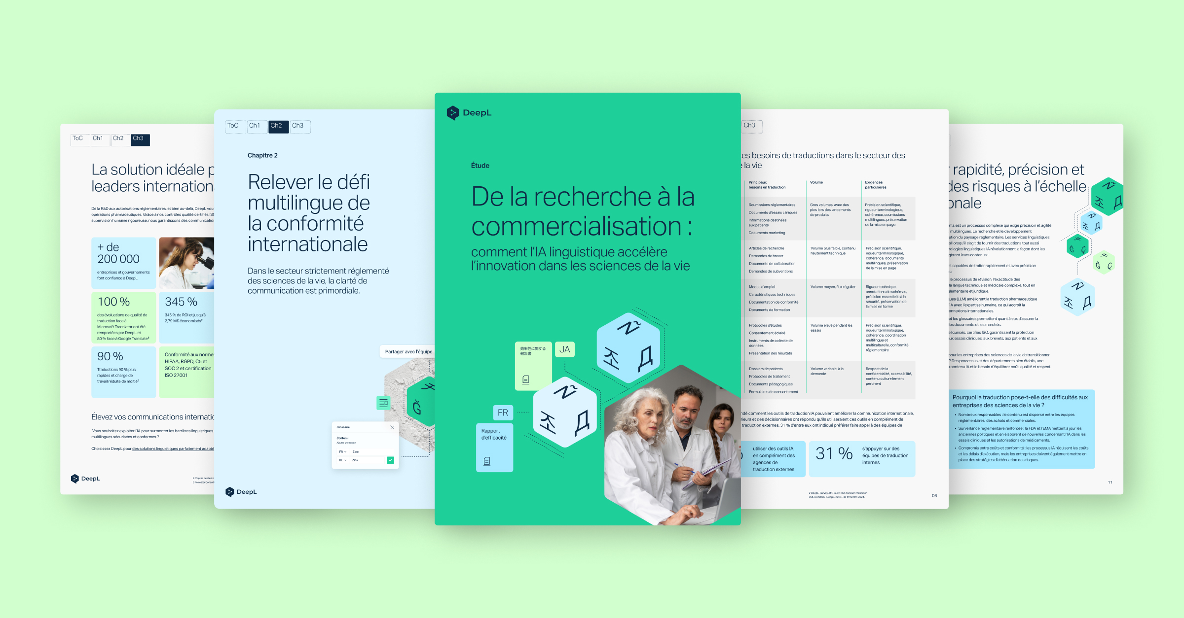 Trois professionnels travaillant dans un laboratoire