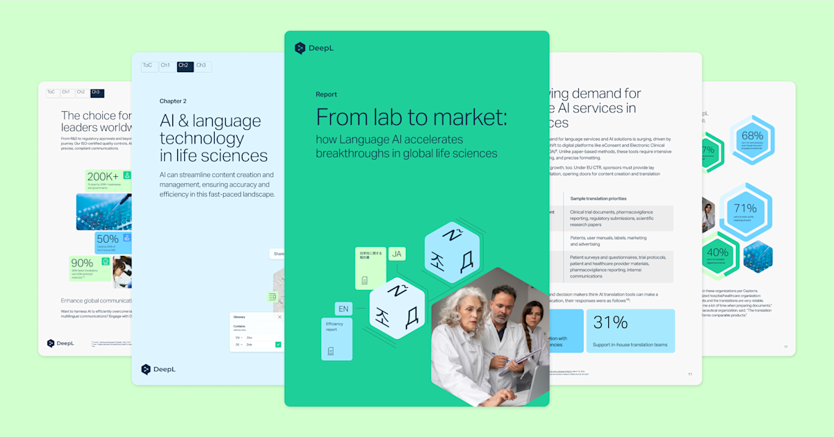 Life sciences & Language AI: fast, compliant communication