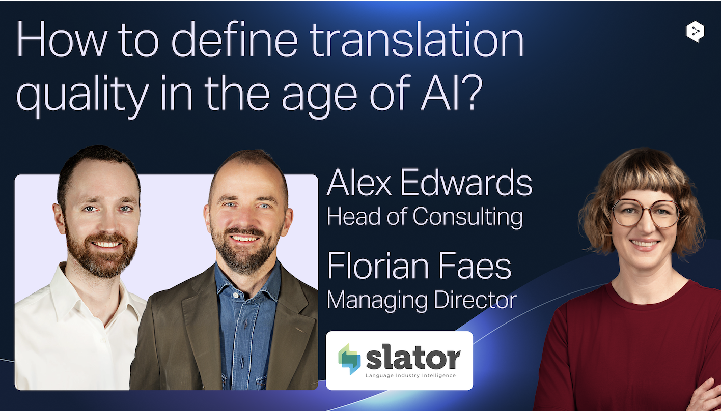 "Quality" means five different things to enterprise language AI buyers. Accuracy, consistency, security, scale, and outcomes. Here's what each requires. 

