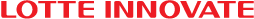 Logo for the company Lotte Innovate, featuring the company name in bold, red text.