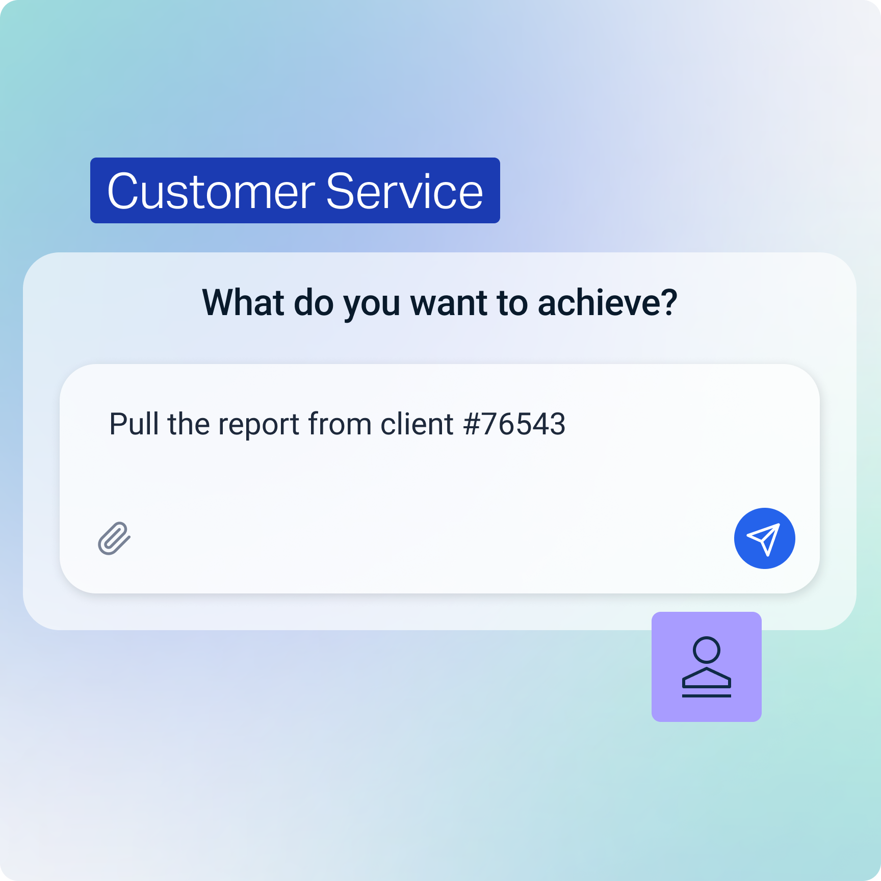 A user interface that shows how DeepL Agent asks you to enter natural language instructions to get things done.
