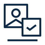 An icon depicting automated ticket routing and triage workflow from the  DeepL Agent by matching an issue with a service representative