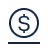 A round icon of a dollar sign representing money in general