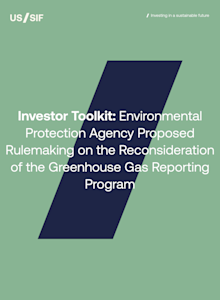 Investor Toolkit EPA GHGRP
