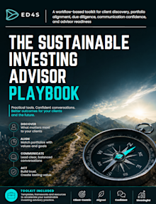 ED4S The Sustainable Investing Advisor Playbook