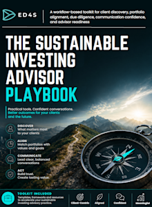 ED4S The Sustainable Investing Advisor Playbook