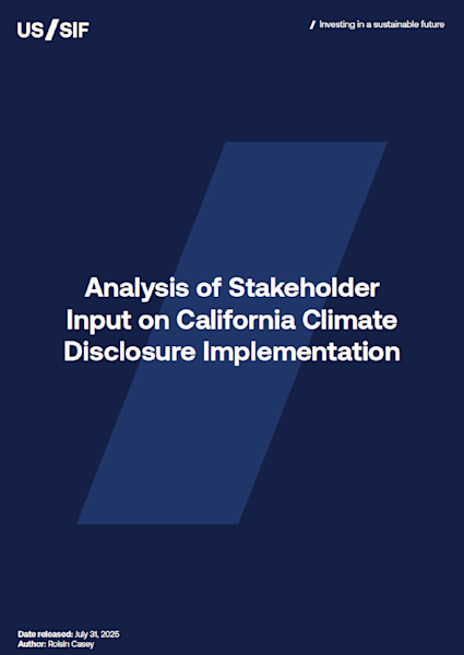 Policy Resources | US SIF