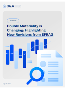 G&A: Double Materiality is Changing: Highlighting New Revisions from EFRAG