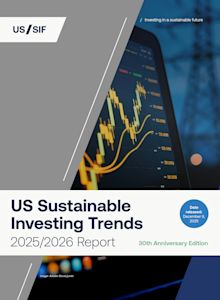 US SIF Trends Report 2025 Cover