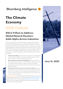 Bloomberg: Deep Dive - The Climate Economy