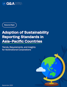 G&A: Adoption of Sustainability Reporting Standards in Asia-Pacific Countries