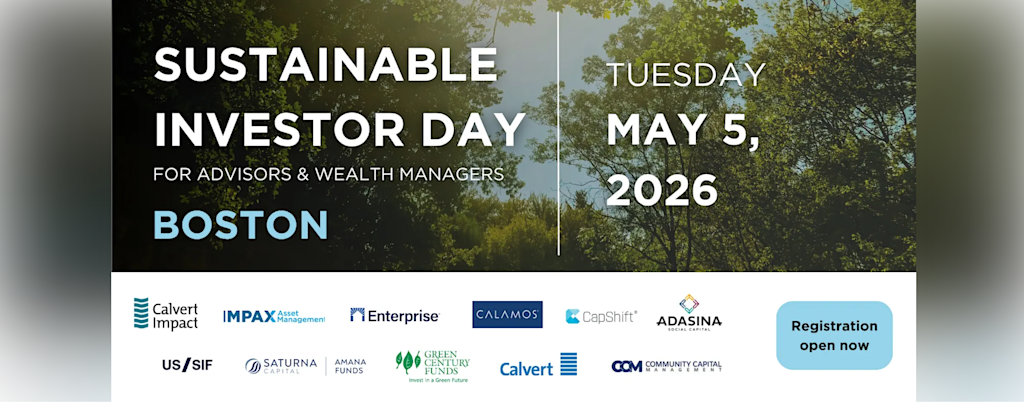 Boston Sustainable Investor Day