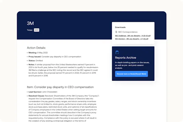 Across the database, you can explore