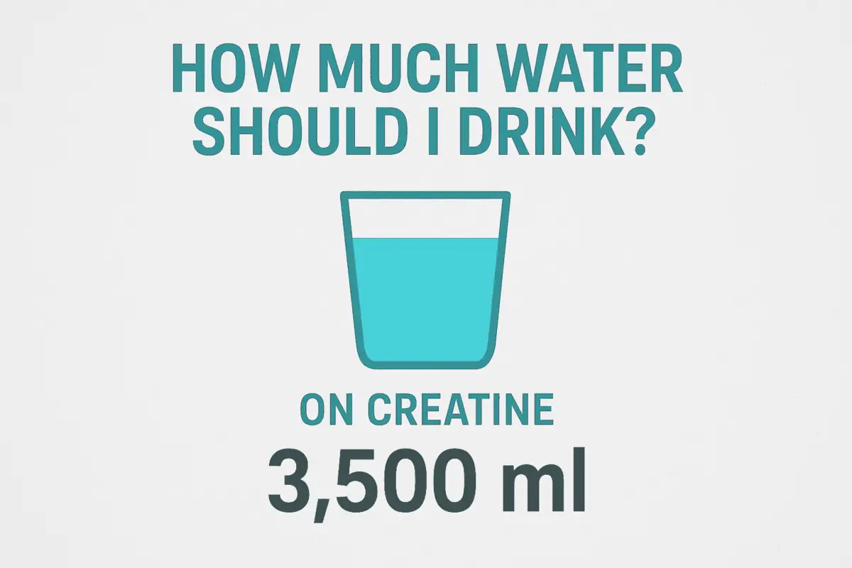 How Much Water Should I Drink on Creatine?