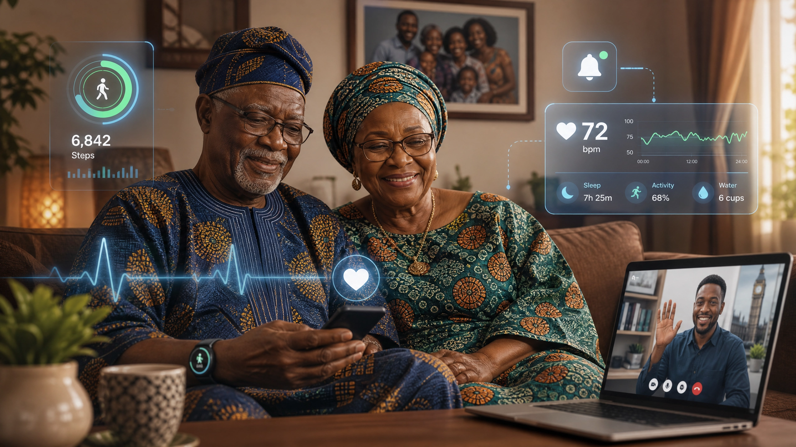 A Guide on How to Monitor Elderly Parents Remotely