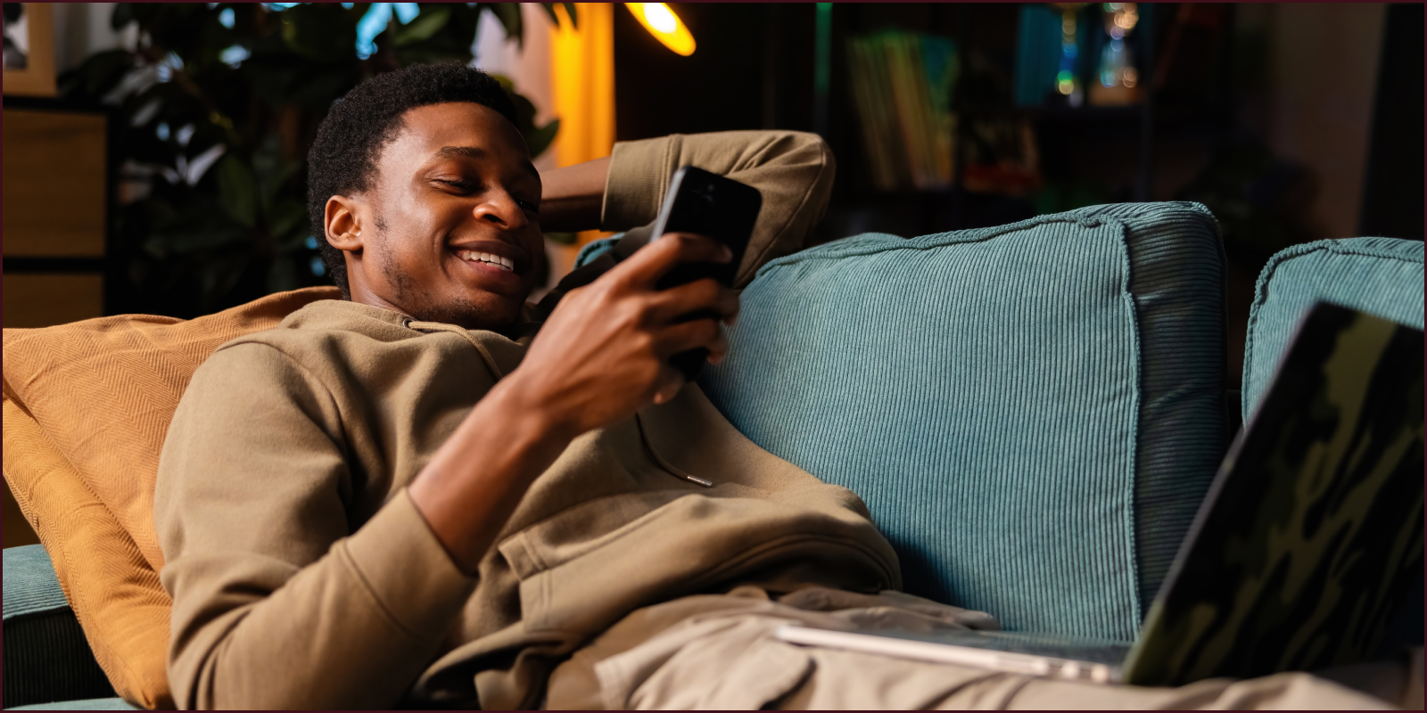 welcome-digital-hero-3 young man sending money internationally with Sendwave app