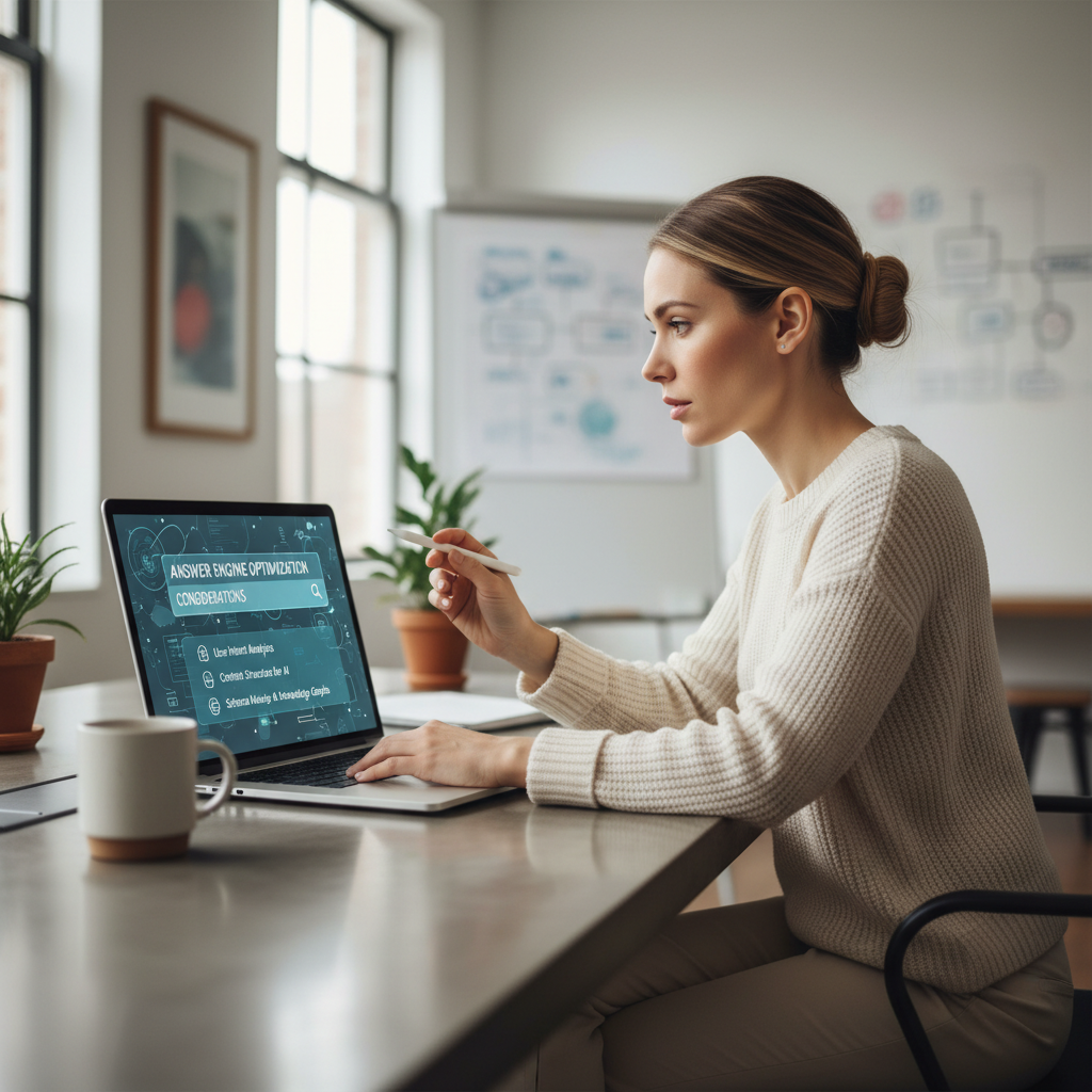 Key answer engine optimization considerations every marketing team should evaluate before competitors claim AI search visibility.
