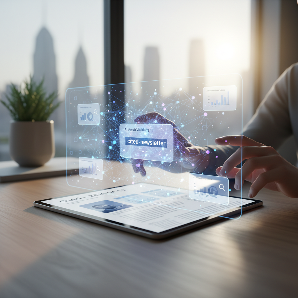 Stay ahead with the cited-newsletter covering AI search visibility, rankings, and what marketers need to know.