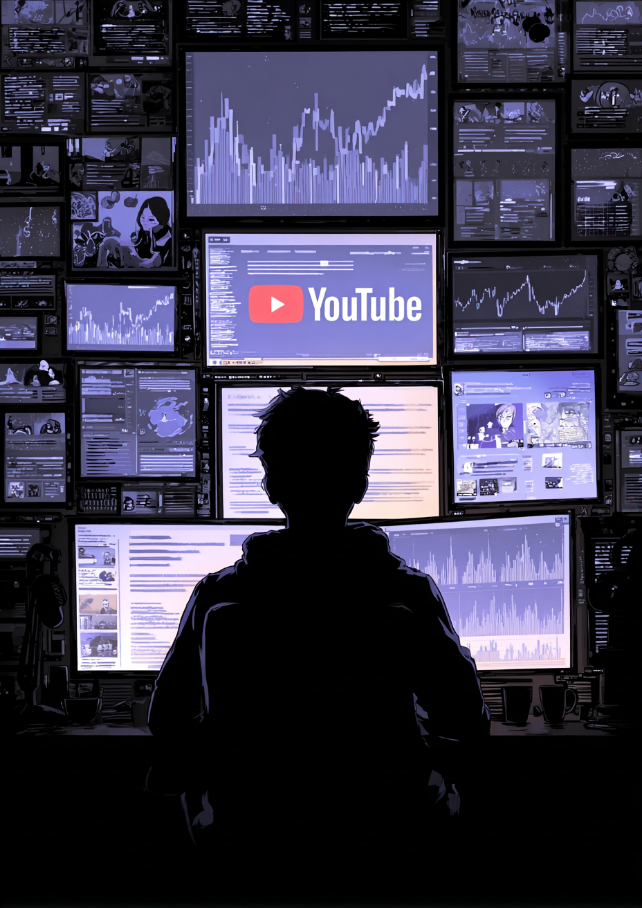 Digital workflow diagram displaying automated content creation process from research to publishing for Lua Rank content scaling solutions