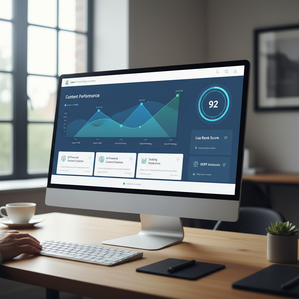 The Lua Rank service helps marketing teams produce high-quality SEO content at scale, faster and smarter.