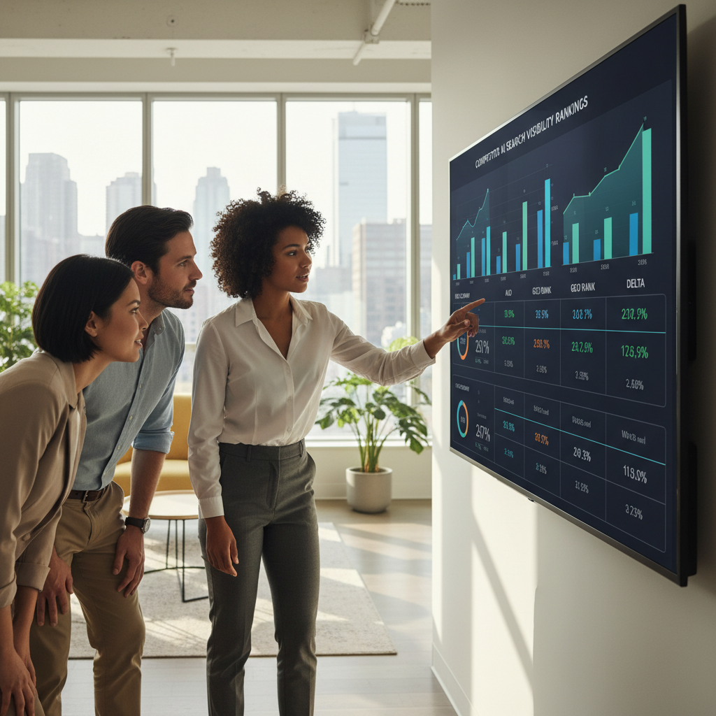 Competitive AEO GEO analysis helps brands identify exactly where rivals are winning in AI search.