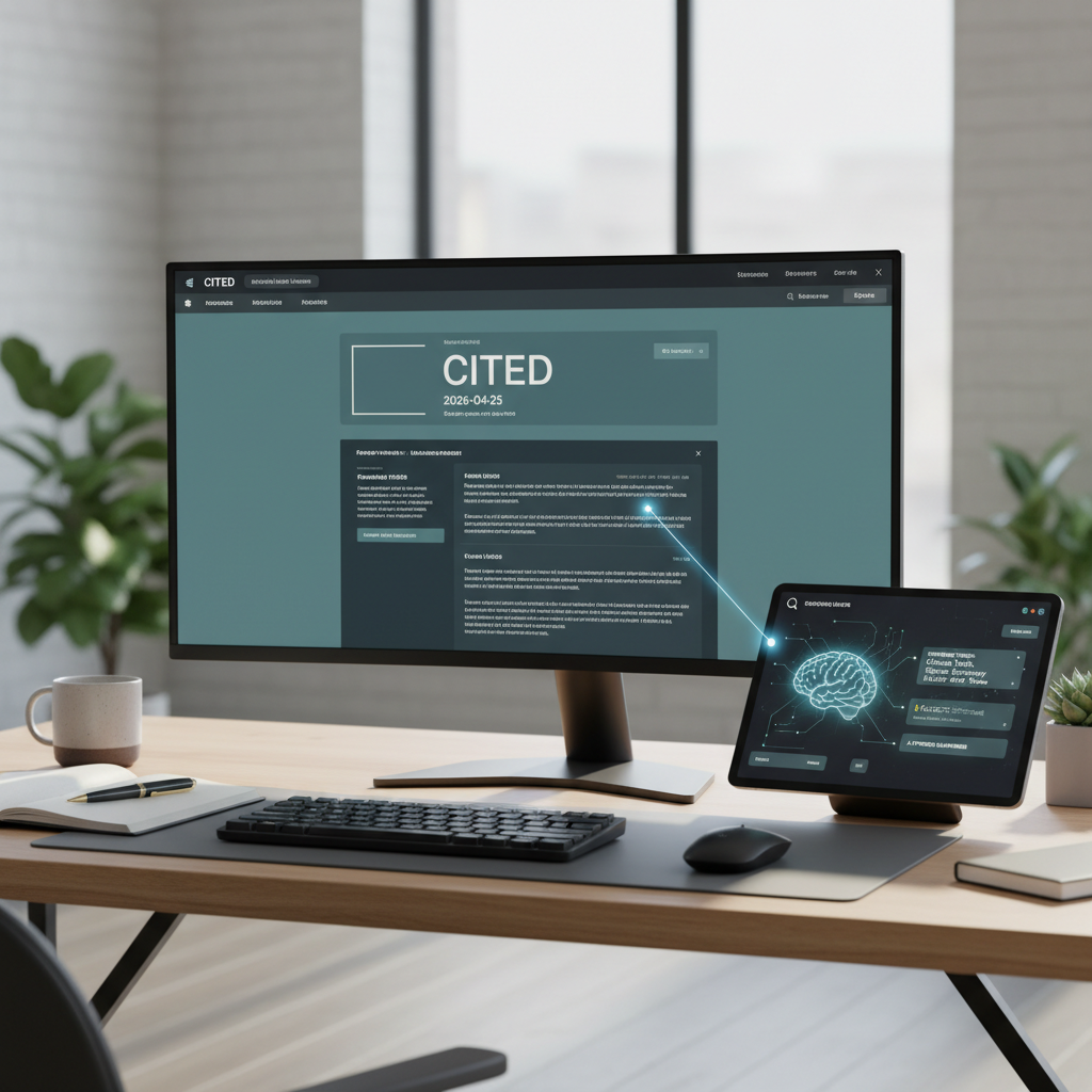 The cited-newsletter delivers curated AI search insights for marketing teams building early visibility.