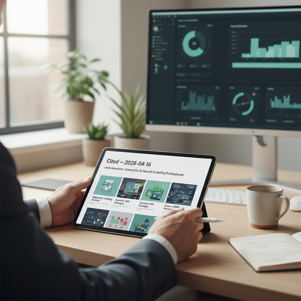 The cited-newsletter delivers curated AI search insights for marketing teams building visibility before competitors do.