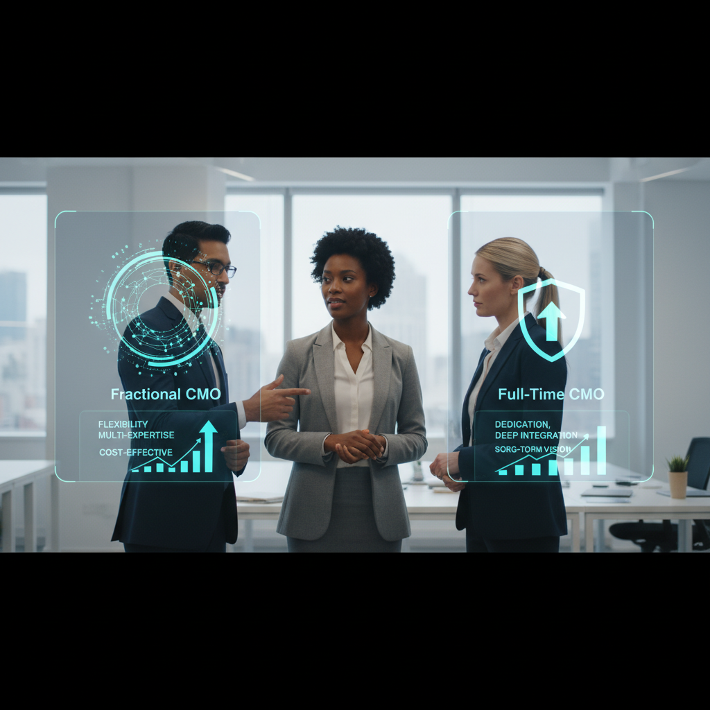 Understanding fractional CMO vs full-time CMO helps businesses choose the right marketing leadership for their growth stage.