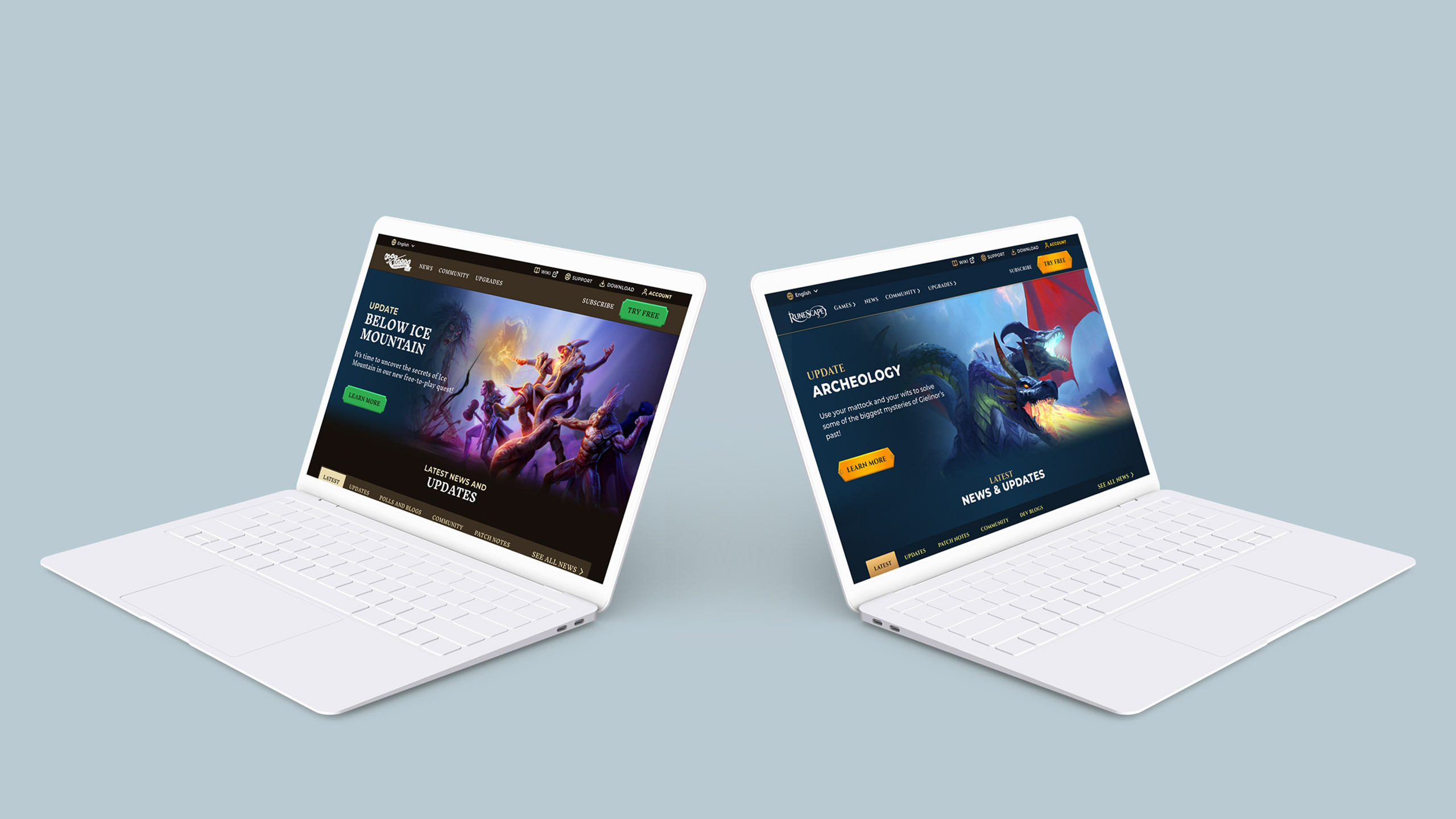 Case study Jagex: Reimagining online game RuneScape's website UX and tech  stack