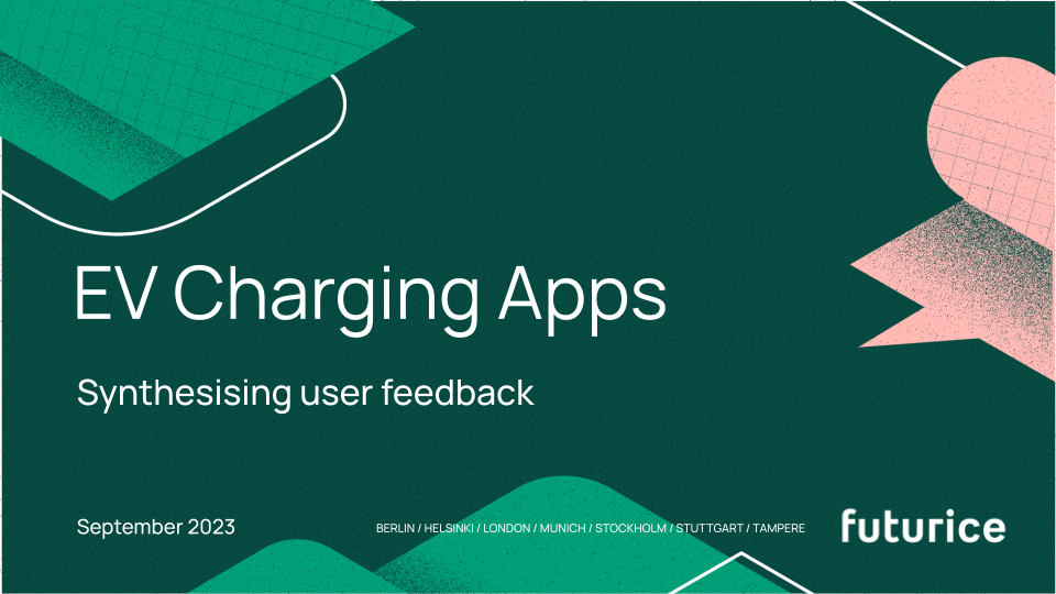 EV Charging App Review synthesis Sept23