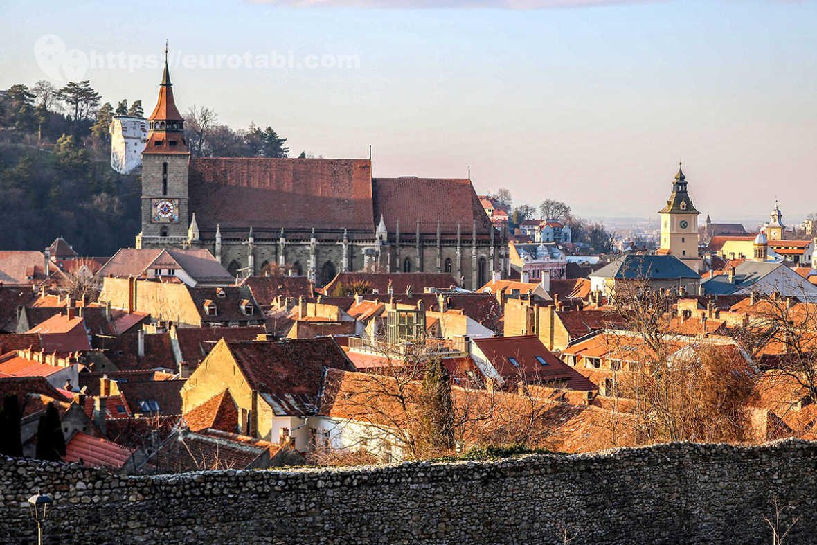 17日目 ブラショブ Brașov オレンジ屋根を上から眺める ヨーロッパ旅 ブログ