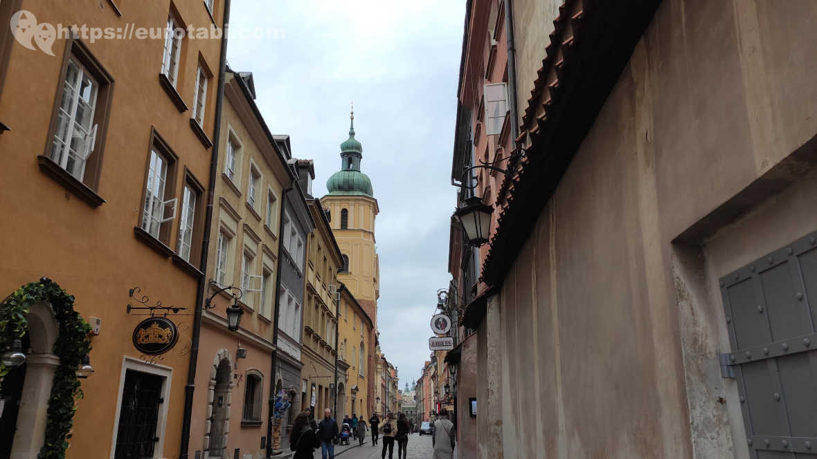 6日目 ワルシャワ Warsaw 歴史地区をさくっと観光 ヨーロッパ旅 ブログ