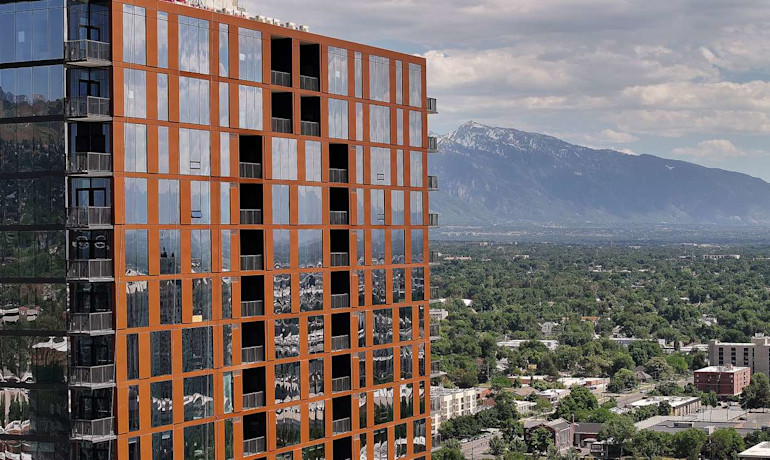 The Worthington Residences pictured in Salt Lake