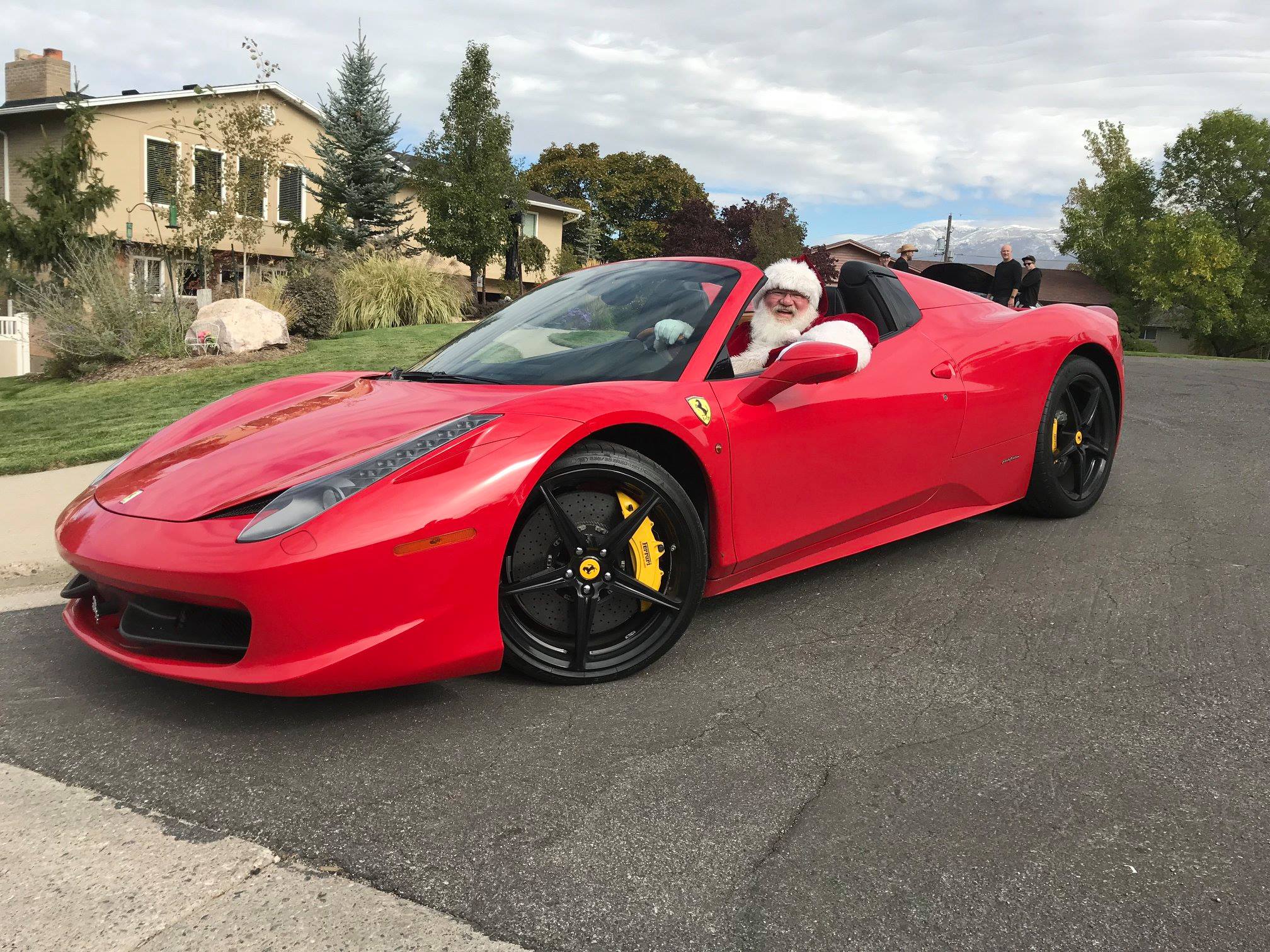 Supercar Owner Joins Santa to Raise Funds for Utah Foster Care